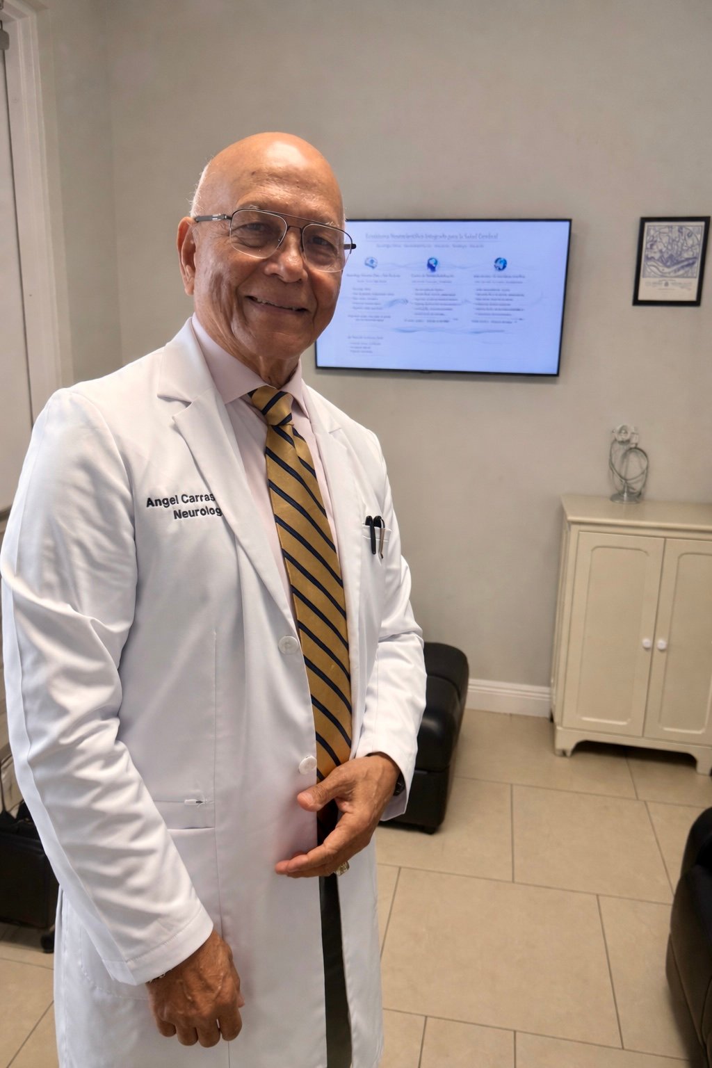 Dr. Ángel M. Carrasco at the practice